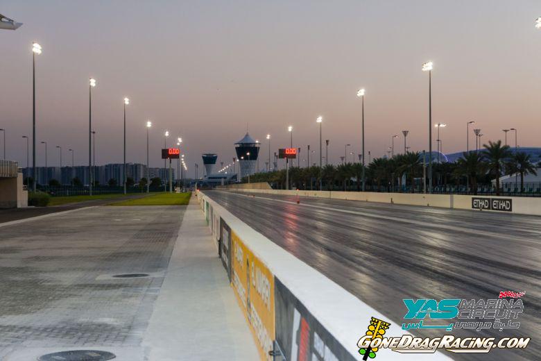 Starting line view
