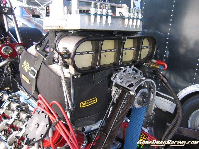 Supercharger Alcohol Funny Car
