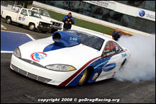 John Pluchino Sporting 815 Cubes Of All Motor In Pro Nitrous